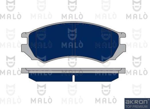 AKRON-MALÒ 1050161 - Гальмівні колодки, дискові гальма autozip.com.ua