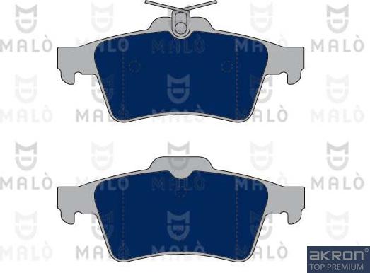 AKRON-MALÒ 1050118 - Гальмівні колодки, дискові гальма autozip.com.ua