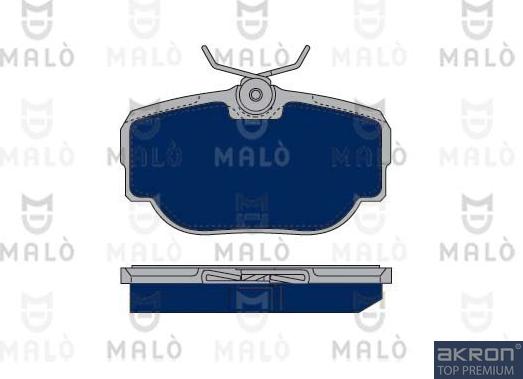 AKRON-MALÒ 1050112 - Гальмівні колодки, дискові гальма autozip.com.ua