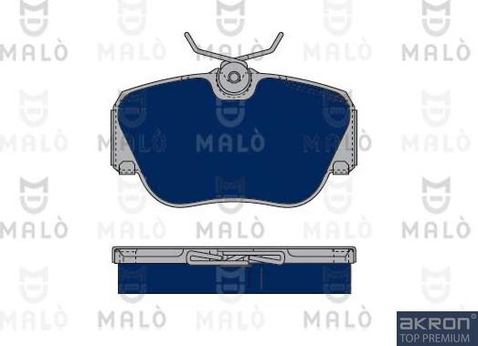 AKRON-MALÒ 1050183 - Гальмівні колодки, дискові гальма autozip.com.ua