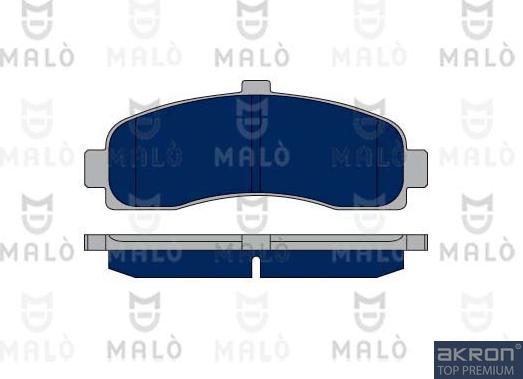AKRON-MALÒ 1050358 - Гальмівні колодки, дискові гальма autozip.com.ua