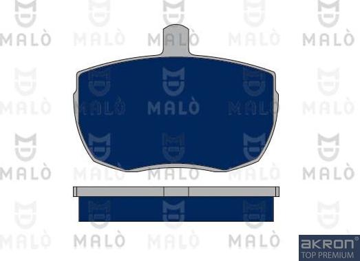 AKRON-MALÒ 1050380 - Гальмівні колодки, дискові гальма autozip.com.ua