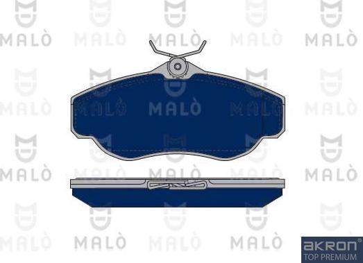 AKRON-MALÒ 1050373 - Гальмівні колодки, дискові гальма autozip.com.ua