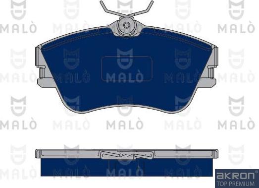 AKRON-MALÒ 1050372 - Гальмівні колодки, дискові гальма autozip.com.ua