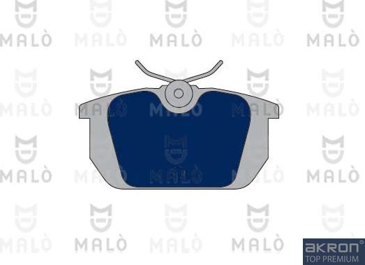 AKRON-MALÒ 1050297 - Гальмівні колодки, дискові гальма autozip.com.ua