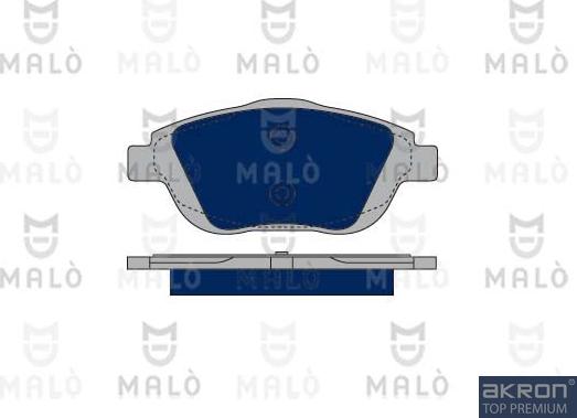 AKRON-MALÒ 1050258 - Гальмівні колодки, дискові гальма autozip.com.ua
