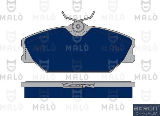 AKRON-MALÒ 1050227 - Гальмівні колодки, дискові гальма autozip.com.ua