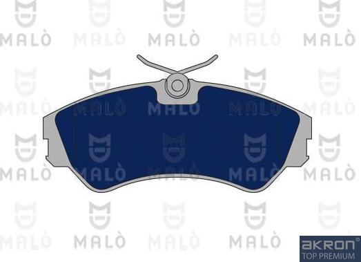 AKRON-MALÒ 1050760 - Гальмівні колодки, дискові гальма autozip.com.ua