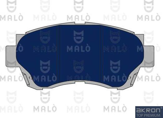 AKRON-MALÒ 1050731 - Гальмівні колодки, дискові гальма autozip.com.ua