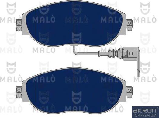 AKRON-MALÒ 1051091 - Гальмівні колодки, дискові гальма autozip.com.ua
