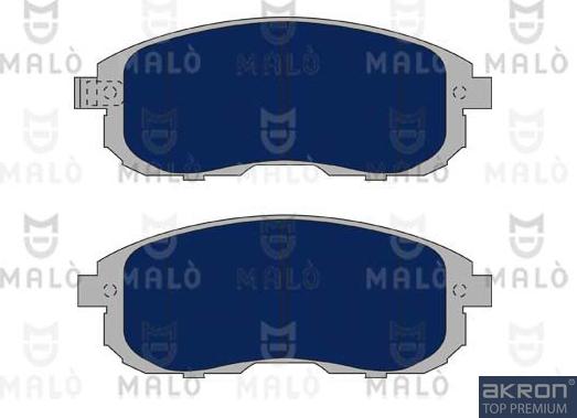 AKRON-MALÒ 1051057 - Гальмівні колодки, дискові гальма autozip.com.ua