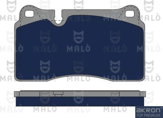 AKRON-MALÒ 1051089 - Гальмівні колодки, дискові гальма autozip.com.ua