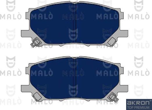 AKRON-MALÒ 1051101 - Гальмівні колодки, дискові гальма autozip.com.ua