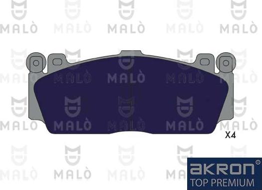 AKRON-MALÒ 1051363 - Гальмівні колодки, дискові гальма autozip.com.ua
