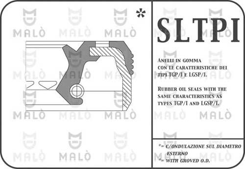 AKRON-MALÒ 1126PI - Ущільнене кільце, ступінчаста коробка передач autozip.com.ua