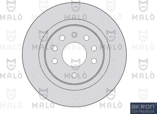 AKRON-MALÒ 1110041 - Гальмівний диск autozip.com.ua