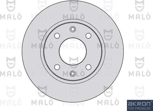 AKRON-MALÒ 1110001 - Гальмівний диск autozip.com.ua