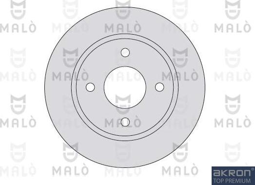 AKRON-MALÒ 1110010 - Гальмівний диск autozip.com.ua