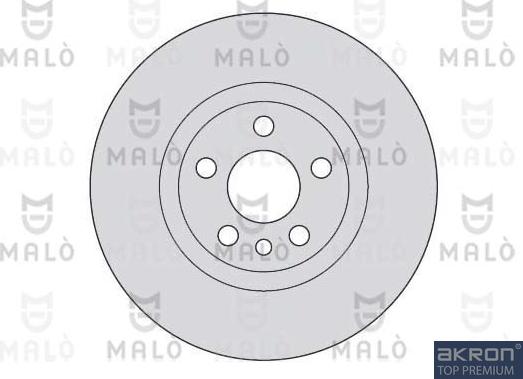 AKRON-MALÒ 1110166 - Гальмівний диск autozip.com.ua