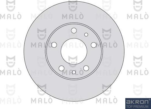 AKRON-MALÒ 1110123 - Гальмівний диск autozip.com.ua