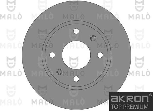 AKRON-MALÒ 1110850 - Гальмівний диск autozip.com.ua