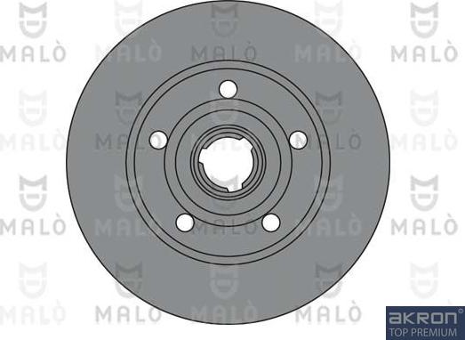AKRON-MALÒ 1110229 - Гальмівний диск autozip.com.ua