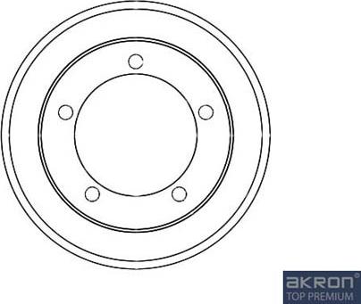 AKRON-MALÒ 1120090 - Гальмівний барабан autozip.com.ua