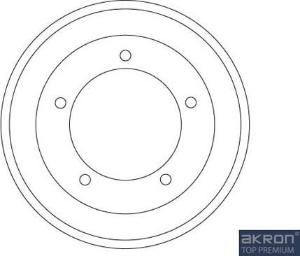 AKRON-MALÒ 1120088 - Гальмівний барабан autozip.com.ua