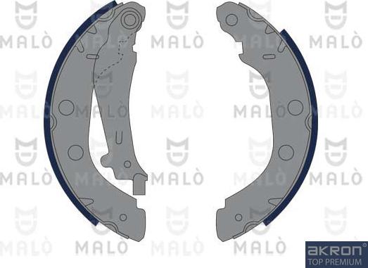 AKRON-MALÒ 1390045 - Комплект гальм, барабанний механізм autozip.com.ua