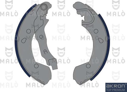 AKRON-MALÒ 1390047 - Комплект гальм, барабанний механізм autozip.com.ua