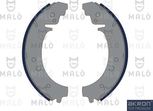 AKRON-MALÒ 1390056 - Комплект гальм, барабанний механізм autozip.com.ua