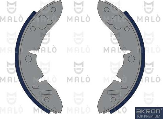 AKRON-MALÒ 1390001 - Комплект гальм, барабанний механізм autozip.com.ua