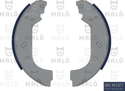 AKRON-MALÒ 1390019 - Комплект гальм, барабанний механізм autozip.com.ua