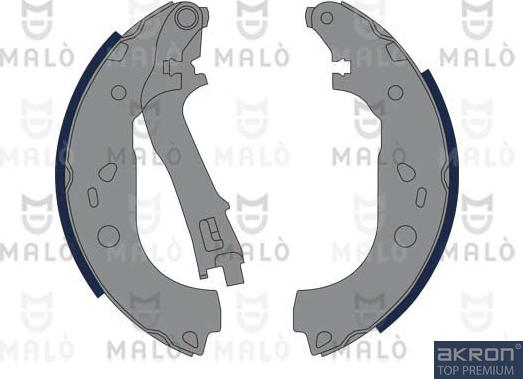 AKRON-MALÒ 1390080 - Комплект гальм, барабанний механізм autozip.com.ua