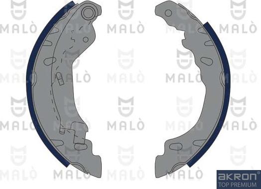 AKRON-MALÒ 1390081 - Комплект гальм, барабанний механізм autozip.com.ua