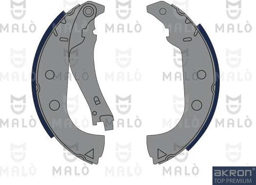 AKRON-MALÒ 1390078 - Комплект гальм, барабанний механізм autozip.com.ua
