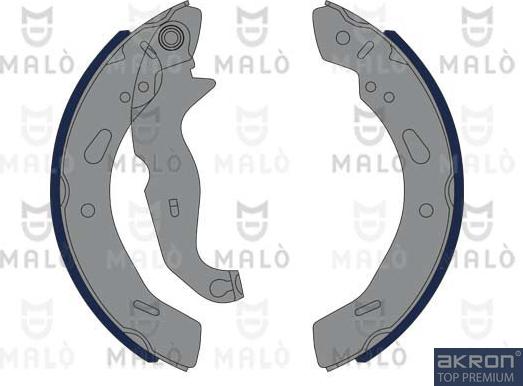 AKRON-MALÒ 1390120 - Комплект гальм, барабанний механізм autozip.com.ua
