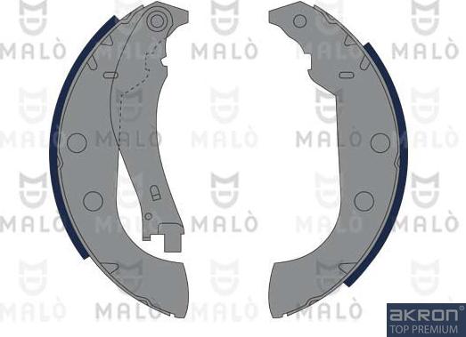 AKRON-MALÒ 1390368 - Комплект гальм, барабанний механізм autozip.com.ua
