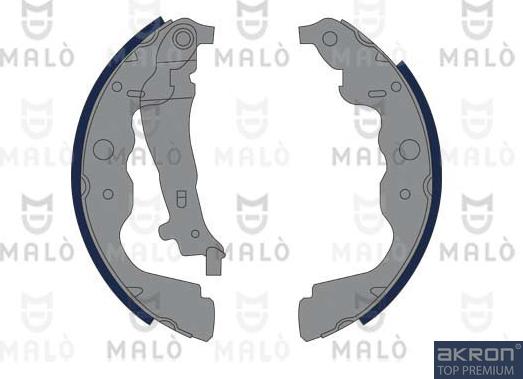 AKRON-MALÒ 1390247 - Комплект гальм, барабанний механізм autozip.com.ua