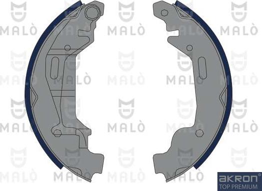 AKRON-MALÒ 1390225 - Комплект гальм, барабанний механізм autozip.com.ua