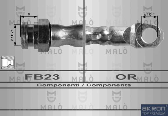 AKRON-MALÒ 8356 - Гальмівний шланг autozip.com.ua