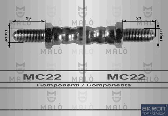 AKRON-MALÒ 8200 - Гальмівний шланг autozip.com.ua