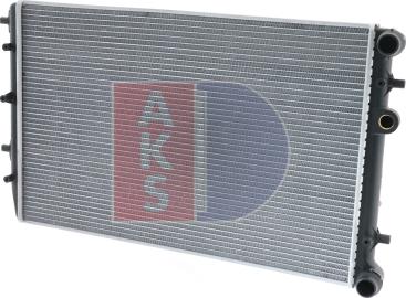 AKS Dasis 490009N - Радіатор, охолодження двигуна autozip.com.ua