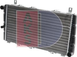 AKS Dasis 490005N - Радіатор, охолодження двигуна autozip.com.ua