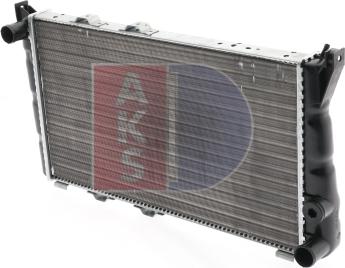 AKS Dasis 490010N - Радіатор, охолодження двигуна autozip.com.ua