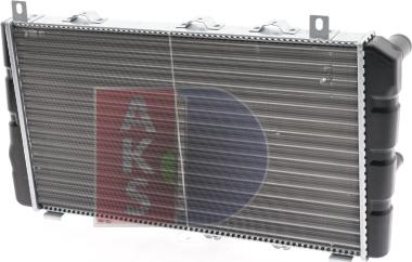 AKS Dasis 490020N - Радіатор, охолодження двигуна autozip.com.ua