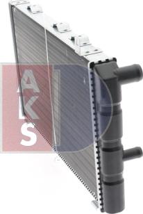 AKS Dasis 490020N - Радіатор, охолодження двигуна autozip.com.ua