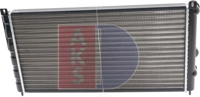 AKS Dasis 491110N - Радіатор, охолодження двигуна autozip.com.ua