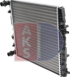 AKS Dasis 491120N - Радіатор, охолодження двигуна autozip.com.ua