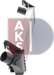 AKS Dasis 497001N - Интеркулер autozip.com.ua